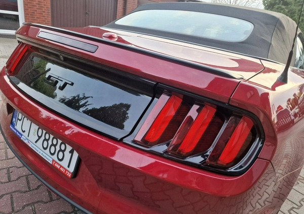 Ford Mustang cena 147900 przebieg: 94500, rok produkcji 2016 z Siemiatycze małe 211